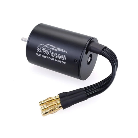 All Weather 3650 3900KV Sensorless Brushless Motor And 60A ESC Combo Set Waterproof for RC Cars and Trucks off-road use