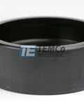Beefy 13-Ton 2-1/2 Inch Conduit Punch Die For Hydraulic Knockout Driver, black cylindrical metal die, side angle view