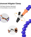 Must Have Handy Pro Tabletop Clamp Base Helping Hands Soldering Third Hand Tool with alligator clamp and rotating arm