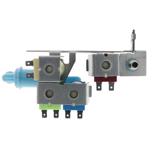 Refrigerator Water Valve Replacement For Frigidaire And Electrolux Models 242253002 AP5669874 PS7321353 showcases brass valve parts.