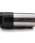 Heavy Duty 1 Set Collet Chuck Motor Shaft Extension Rod For Milling Machines And CNC Tools To Slash Vibration, Boost Speed Control And Nail Smooth Surface Finishes On Every Cut Like A Boss, 14mm steel collet chuck.