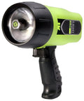 Light Cannon ELED L1 Dive Light With Pistol Grip Safety Yellow 1100 Lumens On High, rugged USA-made underwater torch