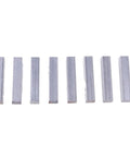 8 Pack Zinc Square Keys 1/4 X 1-1/4 Inch 2162 Machine Key Set For Power Transmission Shafts in a row