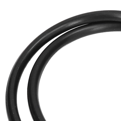 Five Pack Round Rubber Motor Belts 5mm Diameter Industrial Transmission Belts Flexible Shock Absorbing Drive Belts For Low Speed Mechanical Equipment Dampens Vibration Reduces Wear With Overload Protection Safe Slip