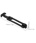 Black Three Set Pack Rubber T-Handle Draw Latches Flexible Hasp 198x44x25 mm for tool boxes and coolers