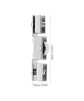 Tough As Nails Sliding Door Rollers Set Of Eight Premium Steel Pulley Wheels for smooth gliding doors, measuring 43mm x 9mm x 7mm.