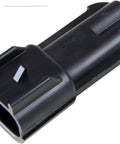 Metri Pack 280 Series 2 Way Waterproof Connector Kit housing for auto and marine wiring, black plastic body close-up