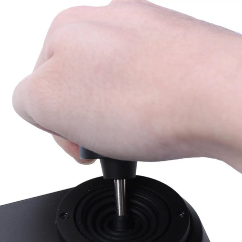 Hand operating Analog PTZ Camera Keyboard With 4D Joystick For Fast Pan Tilt Zoom Speed Dome Controller With RS485 Input Easy DVR Integration