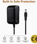Wall Power Adapter For WK245 And WK240 Workstation Keyboard Universal 100 240V AC 50 60Hz Charger with built-in protection