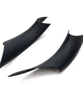 BMW Door Pull Handle Cover Replacement For 3 Series M3 2012-2018 And 4 Series M4 2014-2017 matte black ABS PC, front view.