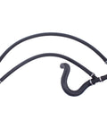MOTOKU HVAC heater hose set with two straight hoses and a curved hose, inlet and lower radiator outlet, black