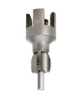 Super Tough 20Mm And 25Mm Water Pipe Threader Attachment For Electric Drill close-up view of durable steel threading tool.