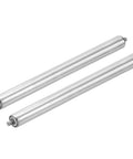 Stainless Steel Conveyor Roller 1.5 Inch Diameter 20 Inch Length Gravity Transmission Replacement Part With Galvanized End Pack Of 2 Silver