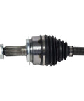 Honda Civic Front Left CV Axle Shaft Replacement For 2022 2023 2024 2.0L L4 Automatic CVT LX Or Sport Driver Side Assembly CV Joint Direct Fit Front Left Replacement CV Axle For Easy Install And Reliable Performance., front left axle with CV boot and spline end