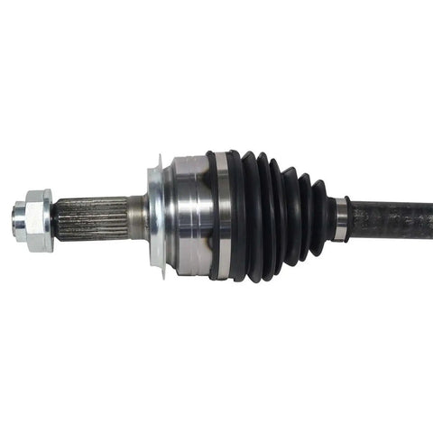 Honda Civic Front Left CV Axle Shaft Replacement For 2022 2023 2024 2.0L L4 Automatic CVT LX Or Sport Driver Side Assembly CV Joint Direct Fit Front Left Replacement CV Axle For Easy Install And Reliable Performance., front left axle with CV boot and spline end