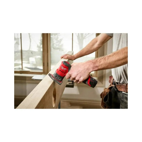 12 Volt Brushless Cordless Orbital Detail Sander Featuring Variable Speed Trigger And Integrated Led Light For No Sweat Sanding On Tight Edges Lightweight Powerhouse in use on wood