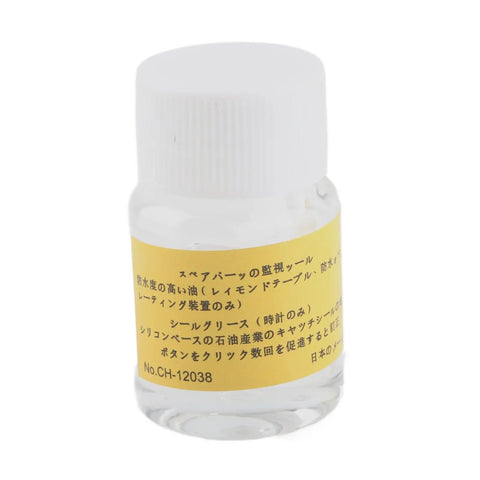 Close-up of bottle from Stainless Steel Oil Dropper Kit For Watchmakers Precision Lubrication Tool With Fine Tip