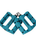 Ultralight Non Slip Nylon Fiber Mountain Bike Pedals Flat Platform Nine Sixteenth Inch Spindle For MTB BMX And Road Cycling Grippy