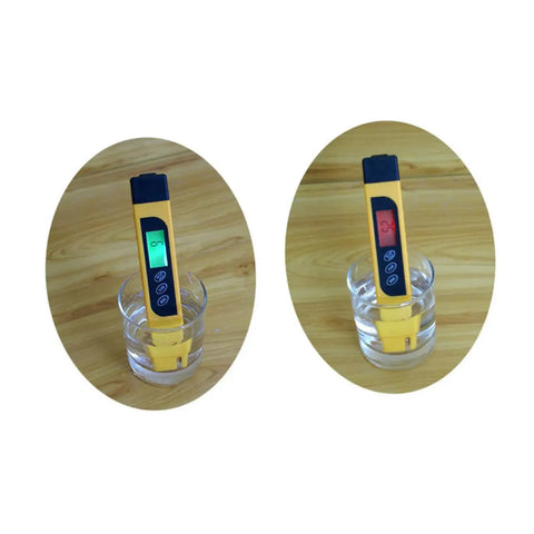 Handheld Water Tester Digital Pen For Total Dissolved Solids And PH in glass, dual digital display readings, quick read, pocket-sized