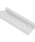 Top Notch Aluminum T Track Connectors For Router Tables: 4 Pack Heavy Duty Miter Track Jigs For Woodworking Pros, Table Saw Crosses And DIY Sliders That Gotta Be Smooth, silver aluminum track connector.