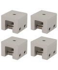 4 Pack Aluminum Standing Seam Clamps For Solar Panel Installation With Stainless Steel Screws Roof Seam Brackets Kit