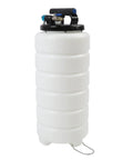 Must-Have 15L Oil Extractor Pump For Quick Auto Fluid Changes! White tank with black cap and handle for easy fluid extraction.