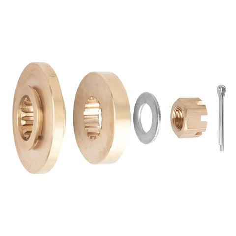 Propeller Installation Hardware Kit For Yamaha Outboard 60-85 Hp With Thrust Washer, Spacer, Washer, Nut, Cotter Pin Included