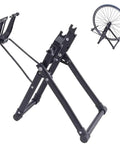 Foldable Bike Wheel Truing Stand For 16 To 29 Inch Wheels, Lightweight Aluminum Alloy Rim Maintenance Tool with setup example
