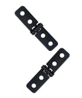 Antique Black Mini Metal Cabinet Door Hinges 10 Pack Old School Style Durable Rectangular Box Hardware For Wooden Cabinets Drawers Jewelry Boxes