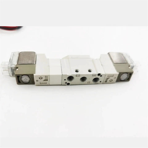 Top Rated WRBSUJTMM Solenoid Valve SY3520-5LOU-M5-Q Electromagnetic Pneumatic Component 2 Position Single M5 Thread for heavy duty piping projects, side view.