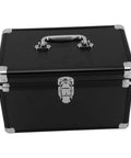 Built Different Aluminum Tool Case With Rugged Sealed Latches And Vibration Proof Foam, portable black aluminum gear case with handle.