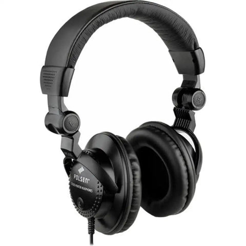 Polsen HPC-A30 Studio Headphones in Scarlett Solo USB-C Audio Interface 4th Gen Bundle With Pop Filter And XLR Cable