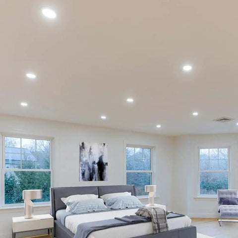Clean 4 Inch Recessed Led Downlight With 5 Switchable Cct Modes, Fully Dimmable Ceiling Light, Slick Canless Design, Ic Rated, Amping Up Rooms At 750 Lumens, Dead Simple J Box Hookup, Solid Pick