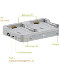 Dual Slot Drone Charging Hub For Two Way Charging And Power Bank Compatible Dual Battery Station with LED indicators
