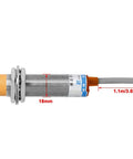 8mm Detection Inductive Proximity Sensor Switch LJ18A3-8-Z/BY PNP, metallic cylinder with 18mm thread and 1.1m cable