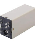 Adjustable Time Relay H3Y with transparent dial and heavy-duty brass terminals for reliable delay wiring.