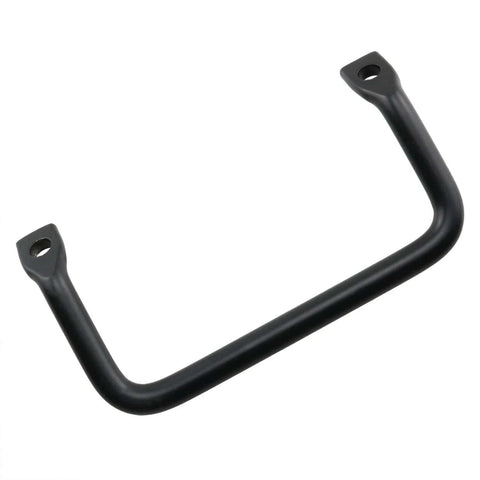 Industrial Round Bar Carry Handle Set, 2 Pieces, 100mm, Carbon Steel With Black Coating, Flat Head Tilt Puller, Heavy Duty Equipment Handle