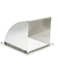 Heavy Duty 8 Inch To 12 Inch Wall Vent Cap Stainless Steel Square Ventilation Cover With Screen Mesh For Home Kitchen Bathroom No Fuss Ducting Grill Easy Install