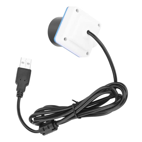 USB Eyepiece Camera For Telescopes Live View To Laptop Or PC Capture Real Time Lunar And Planetary Images, white and black camera with USB cable