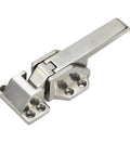 Durable 304 Stainless Steel Door Handle Lock Set For Drying Oven & Mechanical Equipment, heavy duty latched design.
