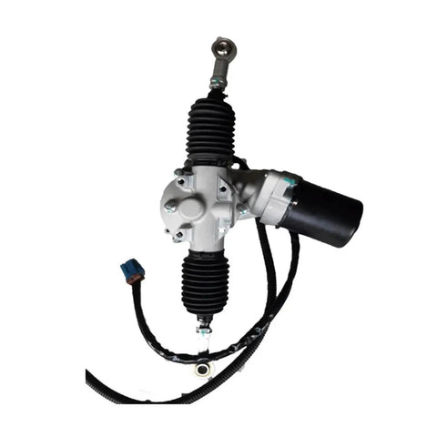 Direct Fit Electric Power Steering Rack EV Vehicle Conversion Kit With Rock Solid Rack And Pinion Design showing complete rack setup.
