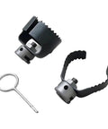 Heavy Duty Three Piece Drain Auger Set Featuring Tough As Nails Steel Cutter Heads for knocking out clogs in pipes.