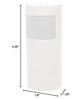 Smart Motion Sensor For Dimmers, Switches, And Fans With Auto On Off Lighting, No Wires Required, Active Hours Scheduling Via App, White