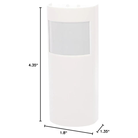 Smart Motion Sensor For Dimmers, Switches, And Fans With Auto On Off Lighting, No Wires Required, Active Hours Scheduling Via App, White