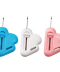 Pro Grade Magnetic Seam Guide Set For Sewing Machine 3 Piece With Hidden Seam Ripper in blue, white, pink