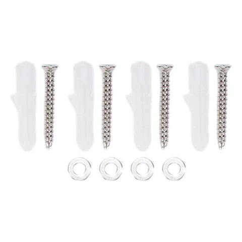 Installation hardware for All In One Packout Mounting Plate For Aluminum And Steel Tool Boxes, Wall Or Floor Install.