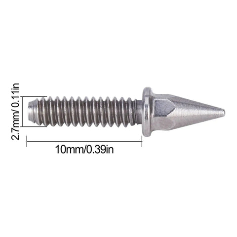 Beefed-Up RC Car Repair Kit With 24-Piece Hex Socket Screws, Spiked Hexagon Bolts And Screwdriver For SCX10 D90 And TRX4, Fits 1/10 And 1/8 Scale, Durable Metal Upgrade Parts For Secure Wheel Hubs And Suspension, 10mm bolt