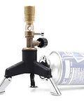 Pro Grade Brass Bunsen Burner With Tripod Stand, Large Capacity Gas Torch For Heating, Soldering, Jewelry Crafting, Portable Tool