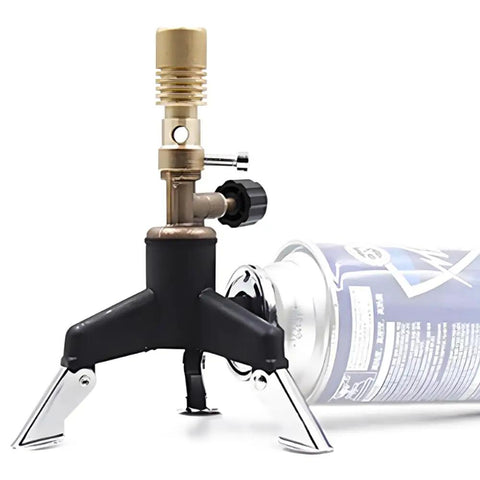 Pro Grade Brass Bunsen Burner With Tripod Stand, Large Capacity Gas Torch For Heating, Soldering, Jewelry Crafting, Portable Tool