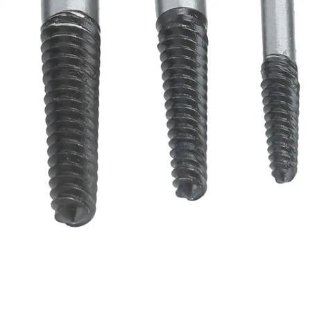 Heavy Duty 5 Piece Damaged Screw Extractor Set Made From Carbon Steel Perfect Left Hand Thread Remover Kit For Stripped Bolts And Broken Screws Easy Repair Tool To Get You Out Of A Jam, carbon steel extractors